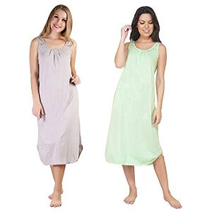 blazon women39s cotton hosiery solid maxi nighty slip pack of 2 available sizes s m l xl 2xl 3xl 4xl 5xl