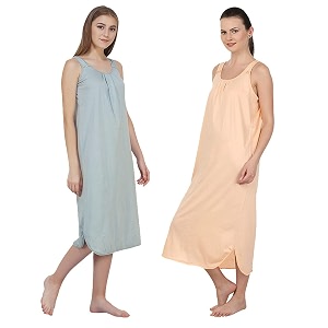 blazon women39s cotton hosiery solid maxi nighty slip pack of 2 available sizes s m l xl 2xl 3xl 4xl 5xl