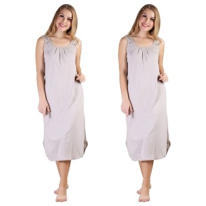 blazon women39s cotton hosiery solid maxi nighty slip pack of 2 available sizes s m l xl 2xl 3xl 4xl 5xl