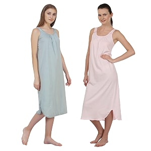blazon women39s cotton hosiery solid maxi nighty slip pack of 2 available sizes s m l xl 2xl 3xl 4xl 5xl