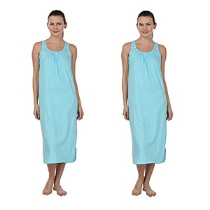 blazon women39s cotton hosiery solid maxi nighty slip pack of 2 available sizes s m l xl 2xl 3xl 4xl 5xl