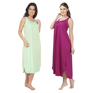 blazon women39s cotton hosiery solid maxi nighty slip pack of 2 available sizes s m l xl 2xl 3xl 4xl 5xl