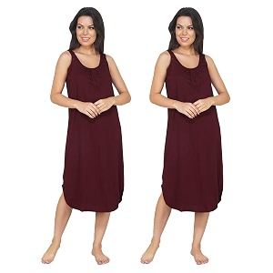blazon women39s cotton hosiery solid maxi nighty slip pack of 2 available sizes s m l xl 2xl 3xl 4xl 5xl