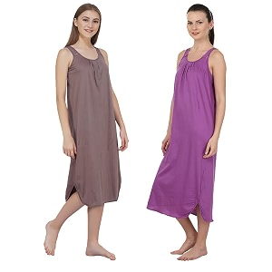 blazon women39s cotton hosiery solid maxi nighty slip pack of 2 available sizes s m l xl 2xl 3xl 4xl 5xl
