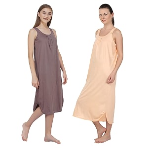 blazon women39s cotton hosiery solid maxi nighty slip pack of 2 available sizes s m l xl 2xl 3xl 4xl 5xl