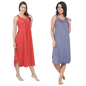 blazon women39s cotton hosiery solid maxi nighty slip pack of 2 available sizes s m l xl 2xl 3xl 4xl 5xl