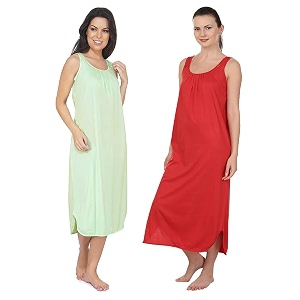 blazon women39s cotton hosiery solid maxi nighty slip pack of 2 available sizes s m l xl 2xl 3xl 4xl 5xl