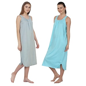 blazon women39s cotton hosiery solid maxi nighty slip pack of 2 available sizes s m l xl 2xl 3xl 4xl 5xl
