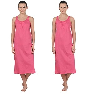 blazon women39s cotton hosiery solid maxi nighty slip pack of 2 available sizes s m l xl 2xl 3xl 4xl 5xl