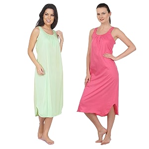 blazon women39s cotton hosiery solid maxi nighty slip pack of 2 available sizes s m l xl 2xl 3xl 4xl 5xl