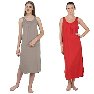 blazon women39s cotton hosiery solid maxi nighty slip pack of 2 available sizes s m l xl 2xl 3xl 4xl 5xl
