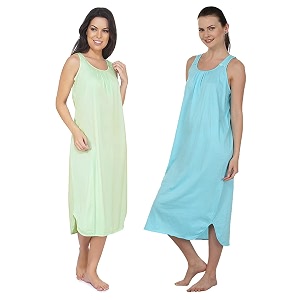 blazon women39s cotton hosiery solid maxi nighty slip pack of 2 available sizes s m l xl 2xl 3xl 4xl 5xl