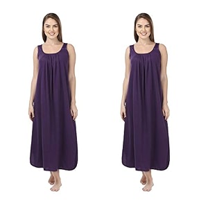 blazon women39s cotton hosiery solid maxi nighty slip pack of 2 available sizes s m l xl 2xl 3xl 4xl 5xl