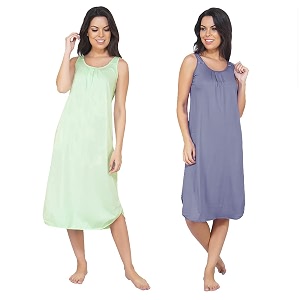 blazon women39s cotton hosiery solid maxi nighty slip pack of 2 available sizes s m l xl 2xl 3xl 4xl 5xl