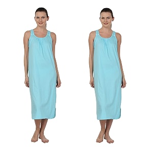 blazon women39s cotton hosiery solid maxi nighty slip pack of 2 available sizes s m l xl 2xl 3xl 4xl 5xl