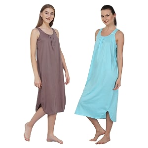 blazon women39s cotton hosiery solid maxi nighty slip pack of 2 available sizes s m l xl 2xl 3xl 4xl 5xl