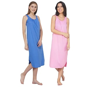 blazon women39s cotton hosiery solid maxi nighty slip pack of 2 available sizes s m l xl 2xl 3xl 4xl 5xl