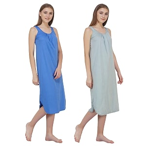 blazon women39s cotton hosiery solid maxi nighty slip pack of 2 available sizes s m l xl 2xl 3xl 4xl 5xl