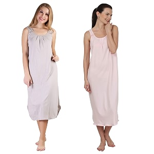 blazon women39s cotton hosiery solid maxi nighty slip pack of 2 available sizes s m l xl 2xl 3xl 4xl 5xl