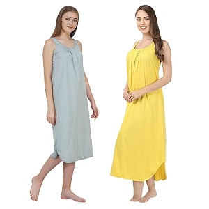 blazon women39s cotton hosiery solid maxi nighty slip pack of 2 available sizes s m l xl 2xl 3xl 4xl 5xl