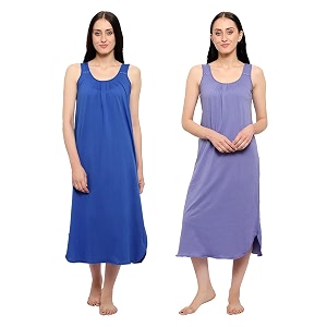 blazon women39s cotton hosiery solid maxi nighty slip pack of 2 available sizes s m l xl 2xl 3xl 4xl 5xl