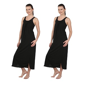blazon women39s cotton hosiery solid maxi nighty slip pack of 2 available sizes s m l xl 2xl 3xl 4xl 5xl