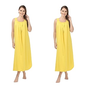 blazon women39s cotton hosiery solid maxi nighty slip pack of 2 available sizes s m l xl 2xl 3xl 4xl 5xl