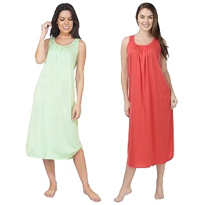 blazon women39s cotton hosiery solid maxi nighty slip pack of 2 available sizes s m l xl 2xl 3xl 4xl 5xl