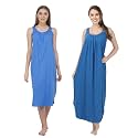 BLAZON Women's Cotton Hosiery Solid Maxi Nighty Slip (Pack of 2) Available Sizes: S, M, L, XL, 2XL, 3XL, 4XL, 5XL