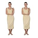 BLAZON Women's Cotton Hosiery Solid Maxi Nighty Slip (Pack of 2) Available Sizes: S, M, L, XL, 2XL, 3XL, 4XL, 5XL