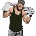 THE BLAZZE 0001 Men's Gym Tank Gym Tank Stringer Tank Tops for Men Gym Vest for Men Sleeveless Bodybuilding Gym Tank Tops for Men