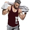 THE BLAZZE 0003 Men's Beast Gym Tank Gym Tank Stringer Tank Top for Men Gym Vest for Men Sleeveless Bodybuilding Gym Tank Tops for Men