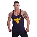 THE BLAZZE 0052 Men's Tank Tops Muscle Gym Bodybuilding Vest Fitness Workout Train Stringer's