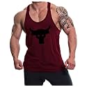 THE BLAZZE 0052 Men's Tank Tops Muscle Tee Gym Bodybuilding Vest Fitness Workout Train Stringers(XL,Colour_05)