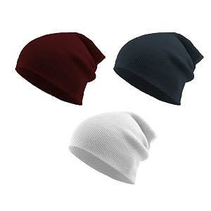the blazze 2015 winter beanie cap for men and women pack of 3 pack of 3 maroonnavywhite