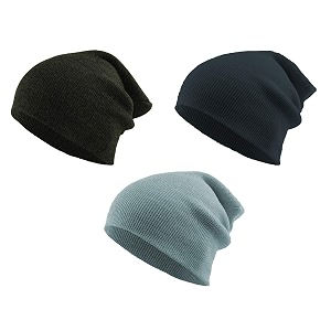 the blazze 2015 winter beanie cap for men and women pack of 3 pack of 3 darkgreynavyblue