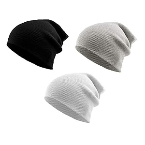 the blazze 2015 winter beanie cap for men and women pack of 3 pack of 3 blackgreywhite