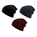 THE BLAZZE 2015 Winter Beanie Cap for Men and Women Pack Of 3 (Pack Of 3, Black,Navy,Maroon)