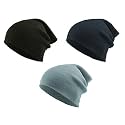 THE BLAZZE 2015 Winter Beanie Cap for Men and Women Pack Of 3 (Pack Of 3, Darkgrey,Navy,Blue)