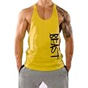 THE BLAZZE Men's Beast Tank Tops Muscle Gym Bodybuilding Vest Fitness Workout Train Stringers