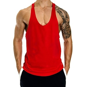 the blazze men39s blank stringer y back bodybuilding gym tank tops