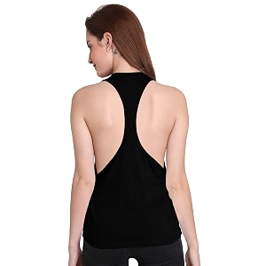 THE BLAZZE Womens Sleeveless Loose Fit Racerback