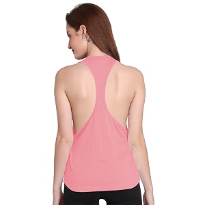 THE BLAZZE Womens Sleeveless Loose Fit Racerback