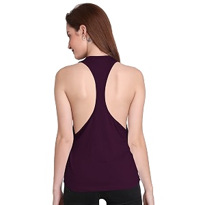 THE BLAZZE Womens Sleeveless Loose Fit Racerback