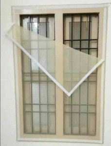 BLEMY 34 WHITE WINDOW NET Polyester Washable