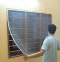 BLEMY 4x5 white net with velcro tape
