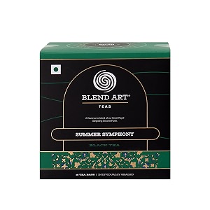 blendart39s darjeeling black tea bags experience the elegance of summer symphony classic black tea with a set of 15 tea bags