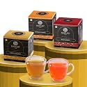Blendart Chamomile Turmeric and Hibiscus Teabags Pack of 3 | Chamomile Hibiscus Flower &amp; Haldi Ashwagandha Herbal Tea (15pcs each)