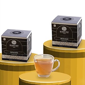 blendart darjeeling white tea bags silver spoon white tea combo pack of 2 15 tea bags each
