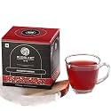 Blendart Hibiscus Tea Loose Leaf Herbal Tisane Tea Natural Flavour for Improves Heart and Health Lowers Cholesterol and Uplifts Mood Great for Iced or Hot Brewed - 15 Tea Bags